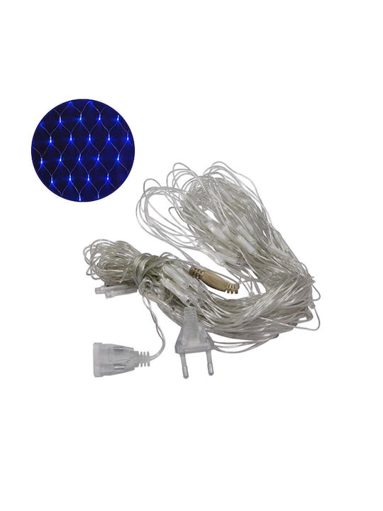 88 Λαμπάκια LED Δίχτυ 1.5μ. x 150εκ. Μπλε 88 Λαμπάκια LED Δίχτυ 1.5μ. x 150εκ. Μπλε