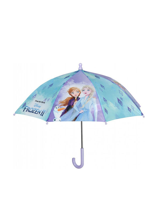 Perletti Kids Curved Handle Auto-Open Umbrella Frozen 2 Blue