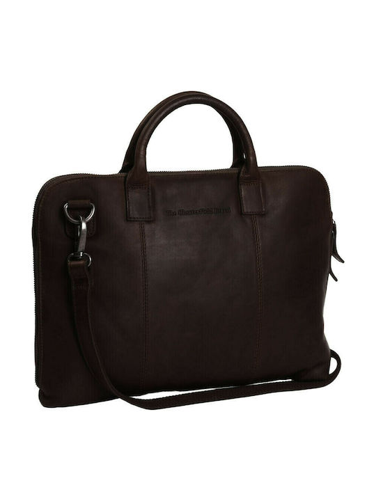 The Chesterfield Brand Leather Men's Briefcase Brown