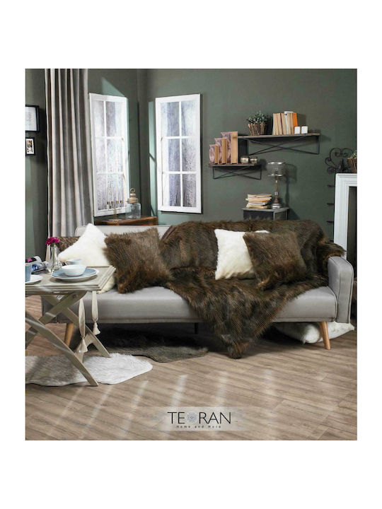 Teoran Pelt Ριχτάρι Πολυθρόνας Γούνινο 130x160ε...