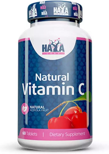 Haya Labs Natural Vitamin C Мултивитамин за Енергия 60 Таблетки