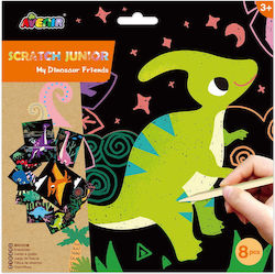 Avenir Painting Εικόνες με Scratch Dinosaur for Children 3++ Years