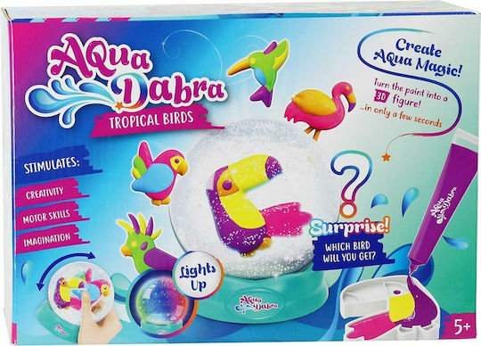 Aqua Dabra Children's Craft AquaDabra Creation Set Tropical Birds for Children 3+ years Years 8pcs