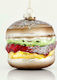 Hängendes Ornament Hamburger Glas Mehrfarbig 9x9.3cm