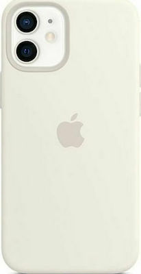 Apple Silicone Case with MagSafe Back Cover Λευκό (iPhone 12 mini)