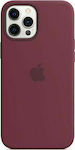 Apple Silicone Case with MagSafe Back Cover Plum (iPhone 12 Pro Max)