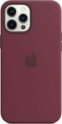 Apple Silicone Case with MagSafe Back Cover Plum (iPhone 12 Pro Max)