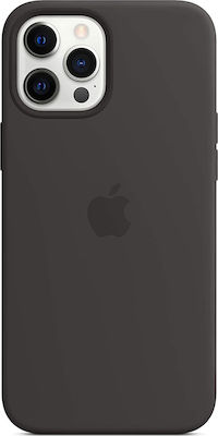 Apple Silicone Case with MagSafe Umschlag Rückseite Silikon Schwarz (iPhone 12 Pro Max) MHLG3ZM/A
