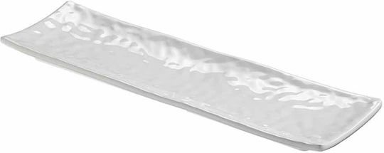 Leone Serving Platter Rectangular White 37x11cm