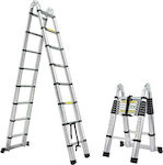 Factory Telescopic Ladder Aluminum 16 of Steps with Maximum Height 5m 25545729