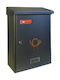 Viometal LTD Ancona 250 Outdoor Mailbox Metallic Charcoal 28x10x36cm