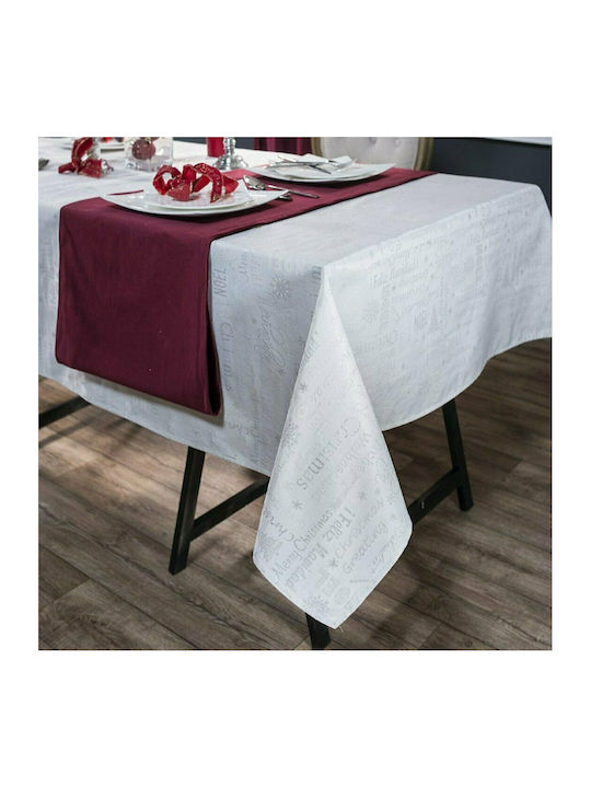 Teoran Christmas Fabric Tablecloth Ornament L180xW135cm