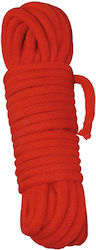 Shibari Bondage Rope in Red Color