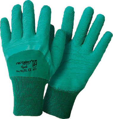 Rock Safety Glofe Latex Green