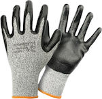 Hercules Gloves for Work Gray Nitrile for Cutting Protection