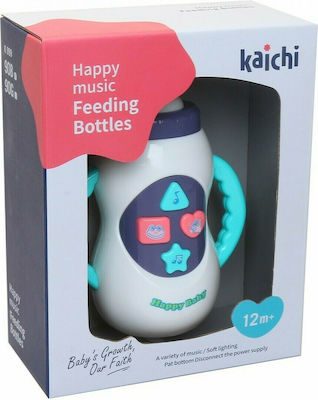 Kaichi Baby Toy Μπιμπερό with Music and Light for 12++ Months (Various Designs/Assortments of Designs) 1pc