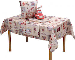 Viopros Beige Square Tablecloth Viopros Beige Square Tablecloth