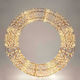 Eurolamp Christmas Metal Lighted Decorative Wreath Electric Powered