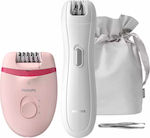 Philips Satinelle Essential Σετ Αποτρίχωσης Epilator για Πρόσωπο & Σώμα BRP531/00