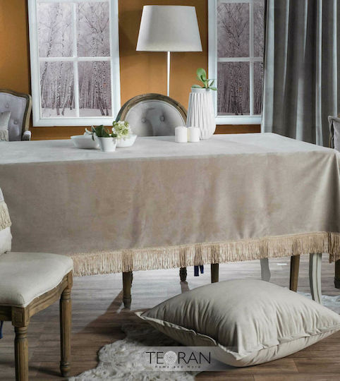 Teoran Velvet with Fringes 07 140x220cm Teoran Velvet with Fringes 07 140x220cm