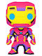 Funko Поп! Marvel: Marvel - Iron Man (Черна светлина) 649 Люлееща се глава Специално издание