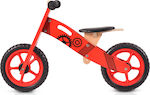 Moni Παιδικό Ποδήλατο Ισορροπίας Ξύλινο Κόκκινο