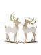 Iliadis Weihnachtliche Holz Figur Rentier Höhe 26cm (Μiverse Designs)