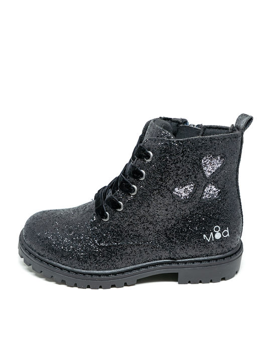 Mod8 Tinaly Glitter cu Snururi Negru