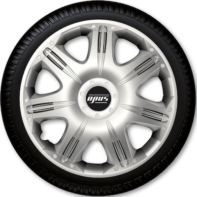 Autoline Car Hubcap Set Argo Opus 15" 4pcs Silver