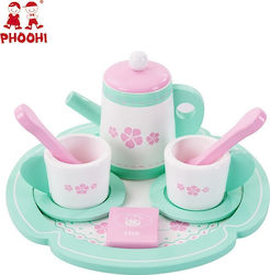 Phoohi Tea Set with Wooden Tray