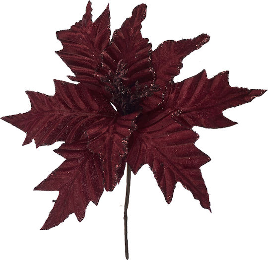 TnS Christmas Fabric Decorative Flower 25cm