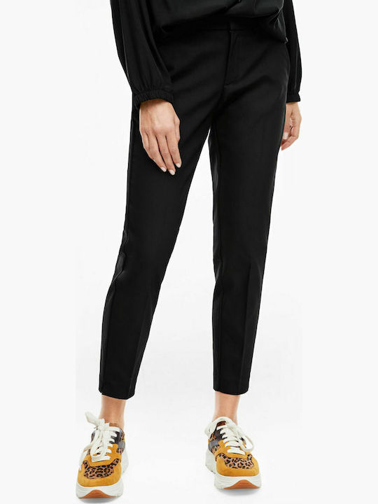 s.Oliver Women's Fabric Capri Trousers Straight...