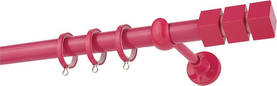 Zogometal Μεταλλικό Κουρτινόξυλο CP0473 Μονό Φ25mm 160εκ. Φούξια / Ροζ CP0473 Zogometal Μεταλλικό Κουρτινόξυλο CP0473 Μονό Φ25mm 160εκ. Φούξια / Ροζ CP0473