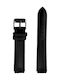 Bobroff Leather Strap Black 16mm