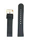 Bobroff Rubber Strap Black 22mm