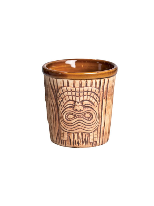 APS Glass Cocktail/Drinking made of Ceramic in Brown Color 430ml 28.00020