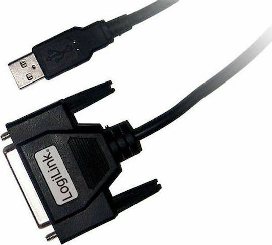 LogiLink Καλώδιο USB 2.0 σε RS232 25-pin female 1.5m