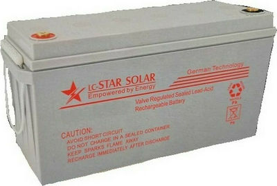 LC-Star Solar Μπαταρία Φωτοβολταϊκών AGM Κλειστού Τύπου 12V 100Ah (690059)