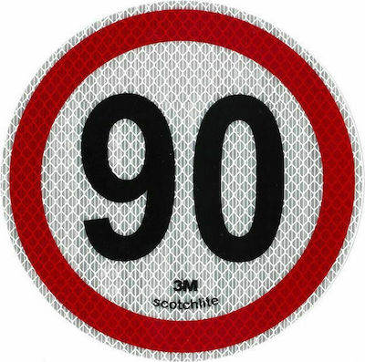 Auto Gs Truck Signage Plate Speed 90 Sticker 3M SP.501 24598