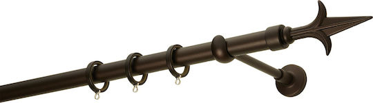 Zogometal Metallisches Vorhangstangen Rustique Collection Einzeln Durchmesser 25mm 160cm Antike Patina R0449 Zogometal Metallisches Vorhangstangen Rustique Collection Einzeln Durchmesser 25mm 160cm Antike Patina R0449