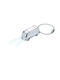 Troika Keychain Metalic cu LED Alb