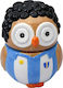 Espiel Ceramic Cookie Jar Set Multicolour Football Player 12.6x12x16cm 2pcs