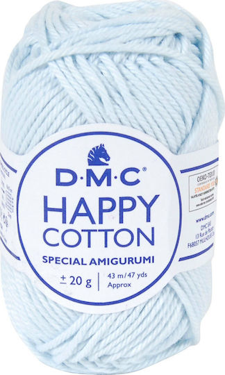 DMC Happy Cotton 392 Βαμβακερό 765 Ανοιχτό Γαλάζιο 43m 20gr