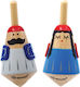 Svoora Wooden Spinning Top Tasos & Golfos For 5+ Years