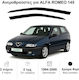 Heko Satz Windabweiser Vordere Dark Fime für Alfa Romeo Alfa 145 2Stück