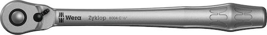 Wera 8004 C Zyklop Metal Ratchet 1/2" 28.1cm with 72 Blades