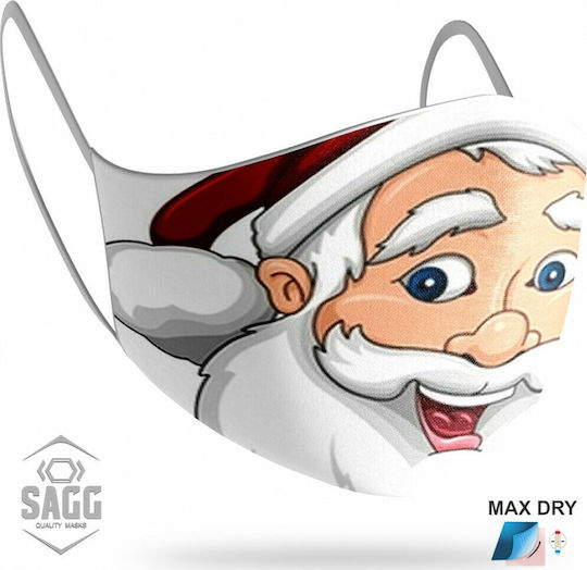 Sagg Kids Μάσκα Προστασίας Santa Claus 4 1τμχ