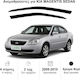 Heko Set of Windbreakers Front Car Dark Fime for Kia Magentis 2pcs