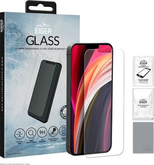 Eiger 2.5d Glass Clear 2.5D Tempered Glass (iPhone 12 Pro Max)