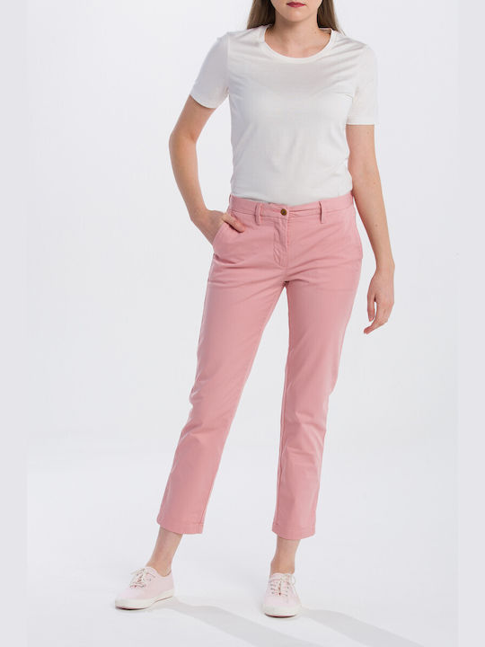 Gant Damen Chino Hose Rosa